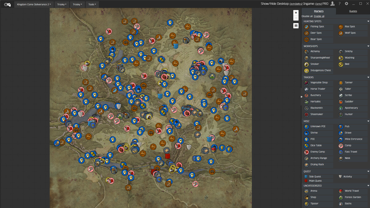 Game Maps screenshot image