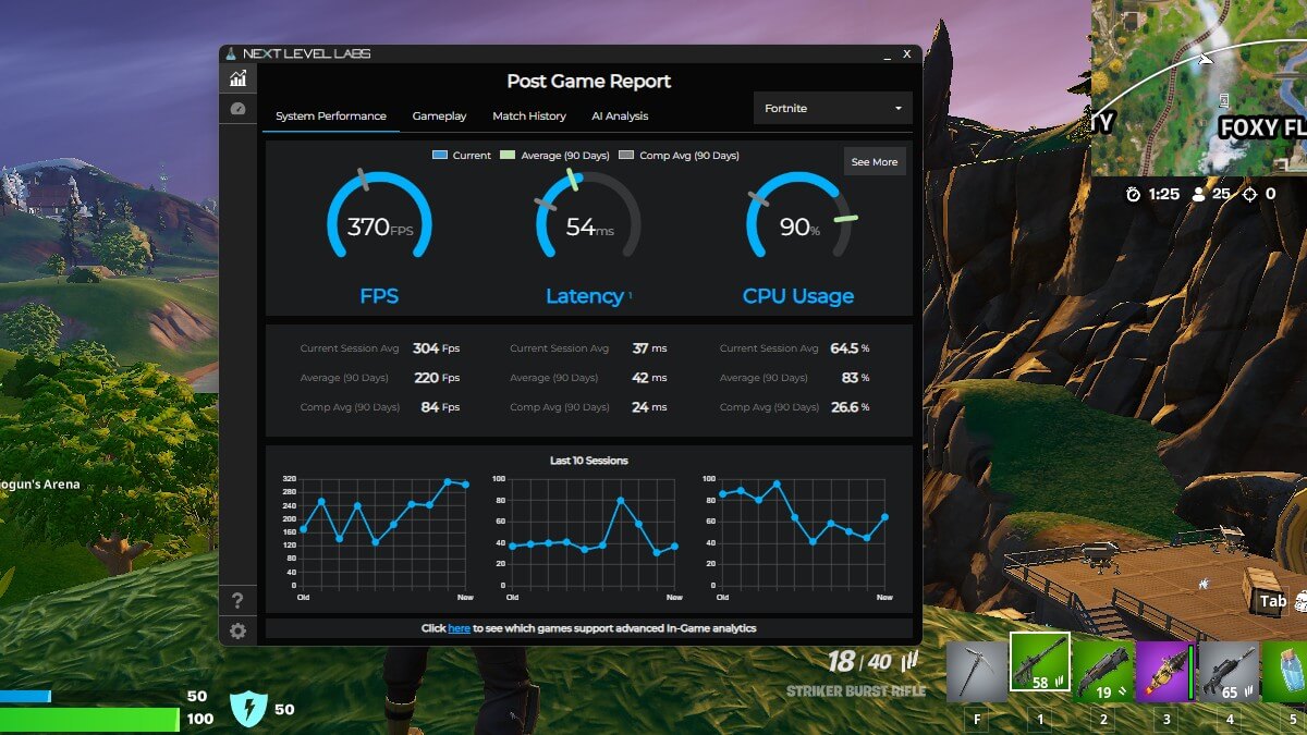 Next Level Labs screenshot image