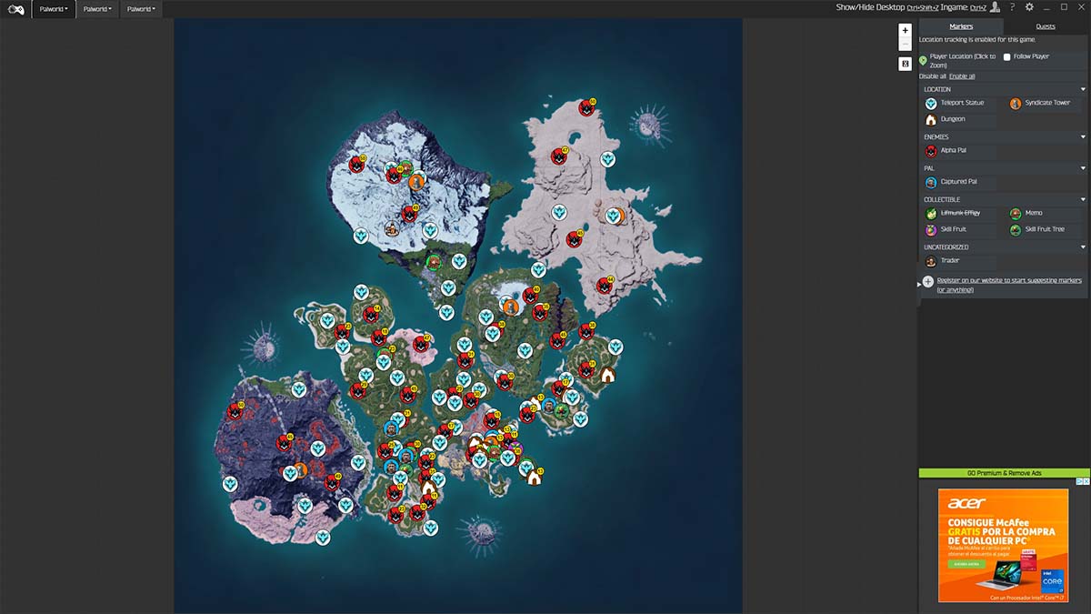 Game Maps screenshot image