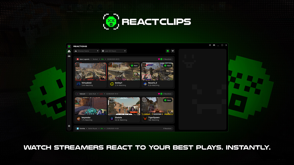 ReactClips screenshot image