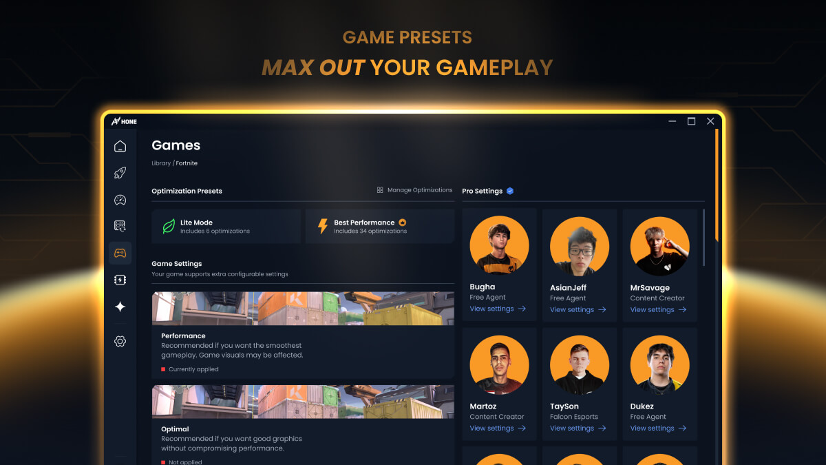 Hone screenshot image