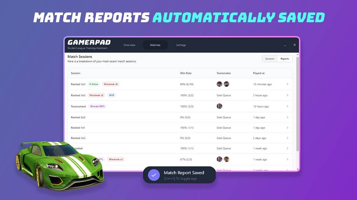 Rocket League Training Assistant screenshot image