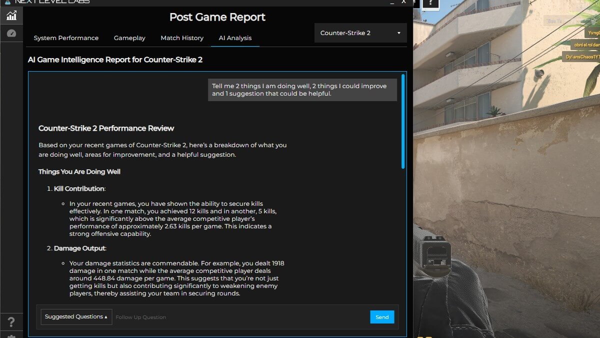 Next Level Labs screenshot image