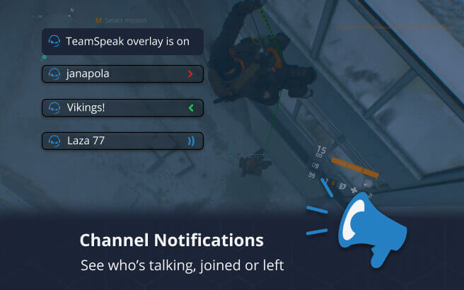 TeamSpeak Overlay screenshot image